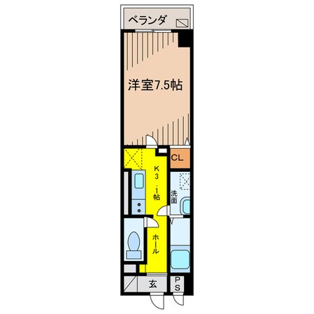 グレースコート大平の物件間取画像